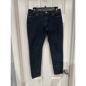 Michael Kors Jeans Womens‎ Blue Izzy Skinny Jeans Size 6P (28x28)